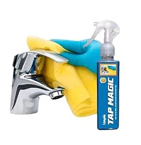 Tap & Shower Cleaner Liquid Spray For Hard Water Stain- 200 ml (Pack of ...