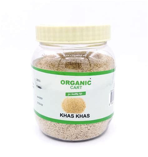 Organic Cart Natural Khas Khas/Khus Khus/Posta/Posto Dana/Poppy Seeds ...