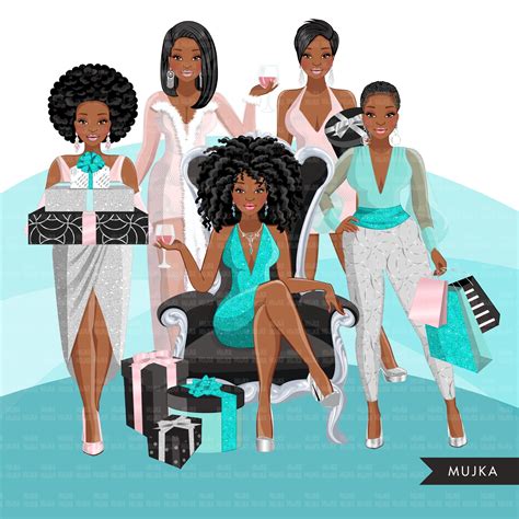 African American Sisterhood Clip Art