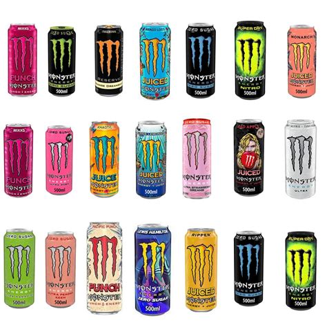 Buy Monster Energy Drink 12 Assorted Flavours 500ml Monster Energy ...