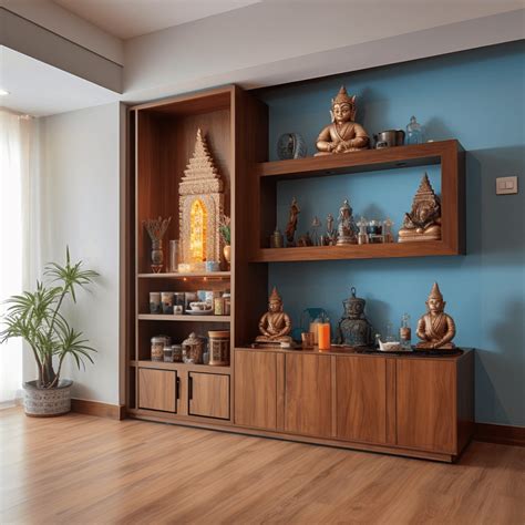 Beautiful and Inspiring Wooden Pooja Mandir Designs for Home