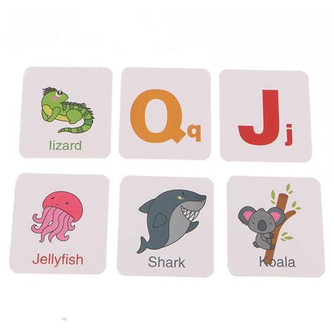 ⚡️Buy Max 32 Pieces Preschool Educational Flash Cards for Kids Animals ...