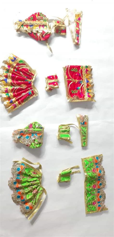 Buy kalindi Ganesha laxmi,Radha Krishna Dress,siyaram Dress, maa Durga ...