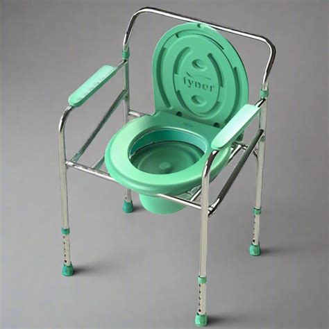 Commode Chair, Silver, 1 Unit – MedineedsIndia