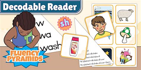 FP Phonics - sh Decodable Readers - Fluency Pyramids