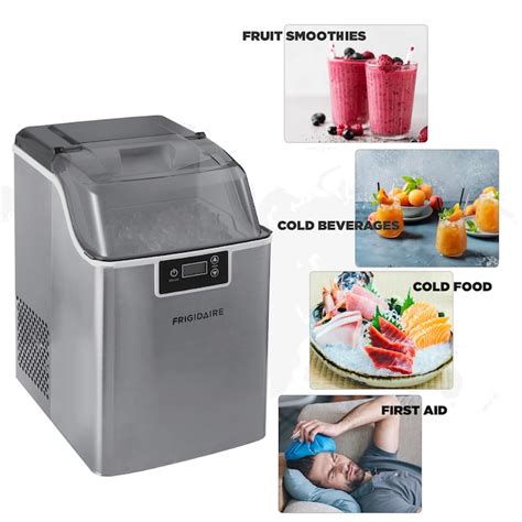 Frigidaire 44-lb Ice Per day Nugget Ice Maker ( Stainless ) in the Ice ...