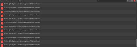 Image result for Unity Error System.io.filenotfound