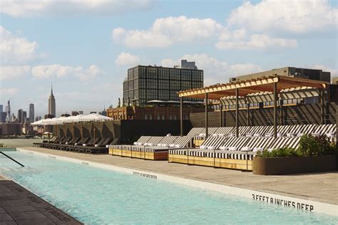 The Largest Rooftop Pool in NYC - Bathhouse Williamsburg