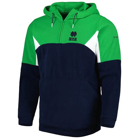 Columbia Notre Dame Fighting Irish Lodge Quarter-Zip Hoodie | Academy