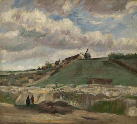 The Hill of Montmartre with Stone Quarry 1886 - Vincent Van Gogh - Life ...