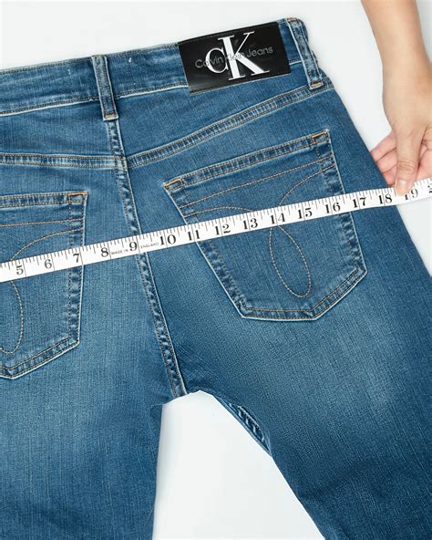Calvin klein jean size chart online