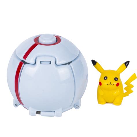 Buy Throw Automatically Bounce Pokeball With Pokemon Pikachu Anime ...