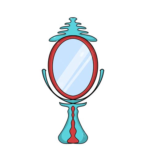 Handheld Mirror Clipart Vector, Handheld Mirror Clip Art, Oval Round ...