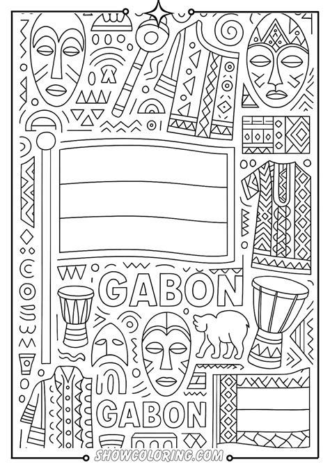 20 Gabon Flag Coloring Pages – Free & Fun Printables for Kids