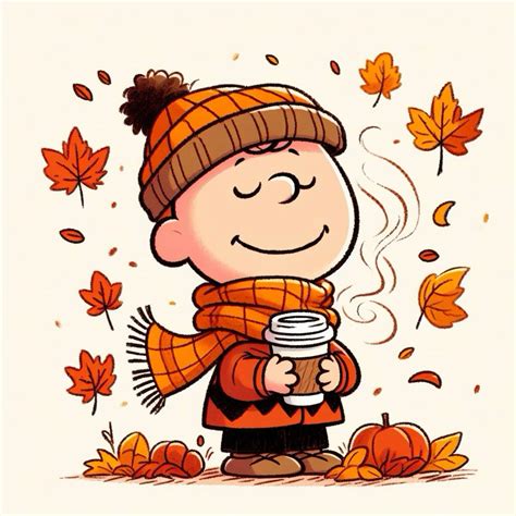 Snoopy Autumn Clipart