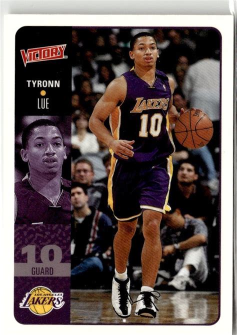 2000-01 UPPER DECK VICTORY TYRONN LUE LOS ANGELES LAKERS #103 | eBay