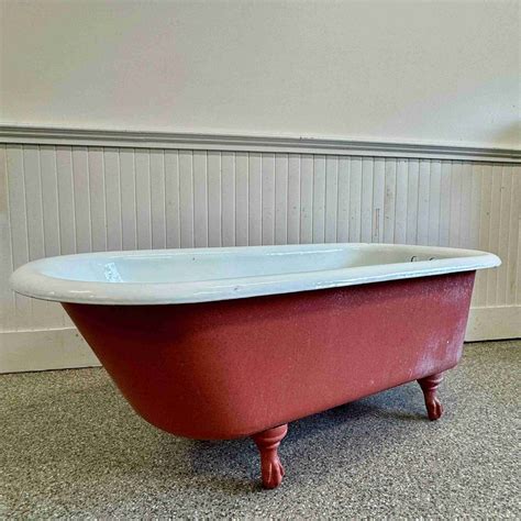Antique Clawfoot Tub - 5 foot - Historic House Salvage