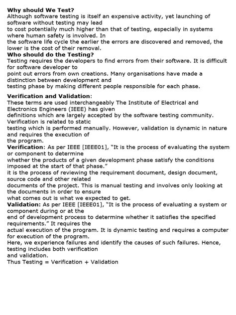 Image result for Software Testing Notes.pdf