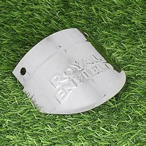 Alpha10 Rubber Mud Flaps for Royal E.nfield Bullets, (MUD Flaps),Chrome ...