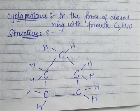 what is cyclopentane?......... - Brainly.in