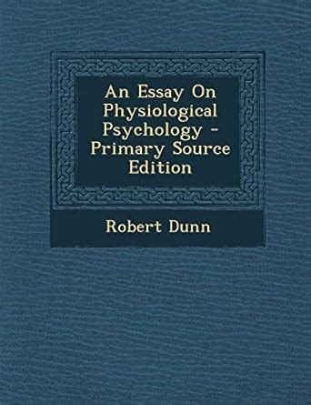 Buy An Essay on Physiological Psychology Book Online at Low Prices in ...