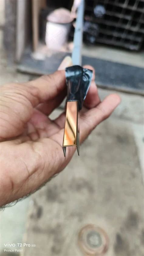 Stainless Steel Profiles - L Profile Gold Hair Line Finish Trader ...