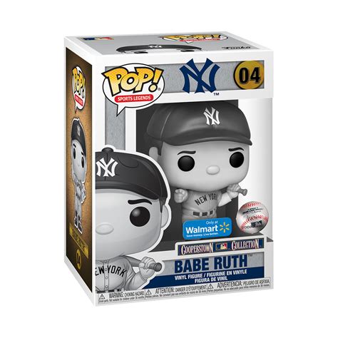 Funko Pop! Vinyl: Babe Ruth (Black & White) - Walmart (Exclusive) #04 ...