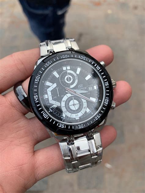 Casio Edifice Chronograph Black Dial Men's Watch EFR-539D-1AVUDF (EX19 ...