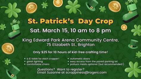 St. Patricks Day Crop, in Brighton, King Edward Park Arena Community ...