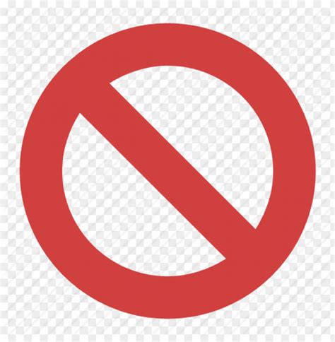 No Sign Png Images Background - Image ID Is 137182 | TOPpng