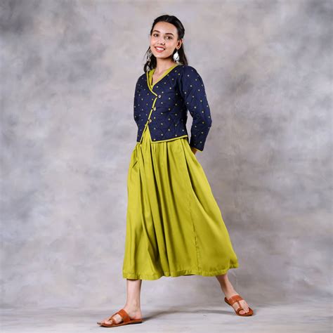 Buy Mimosa Space Blue Quilted Jacket | Rustorange