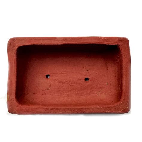 Set of 3 Plain Rectangle Terracotta Pot