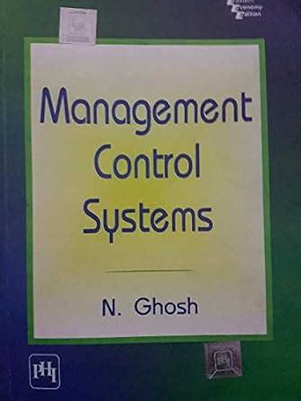 Management control systems by N. GHOSH : Amazon.in: Books