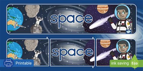 Space Display Banner - Twinkl South Africa (teacher made)