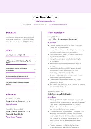 Image result for Unix Shell Scripting Model Resume