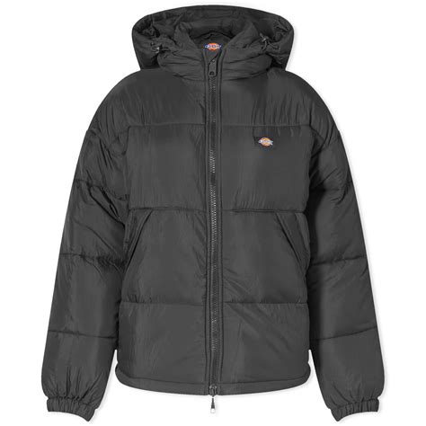 Dickies Alatna Oversized Hooded Puffer Jacket Black | END. (GB)