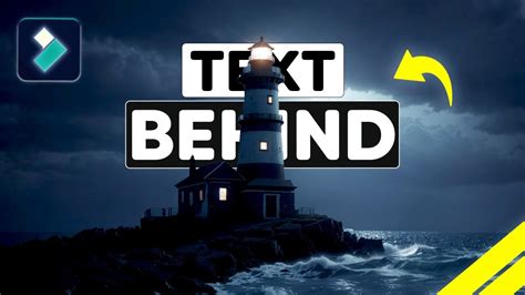 Image result for Filmora X. Text Behind Object