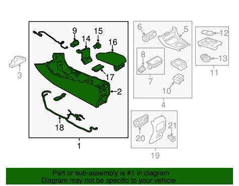 2019 Infiniti QX30 Center Console 96910-HW25D | Faulkner Infiniti of ...