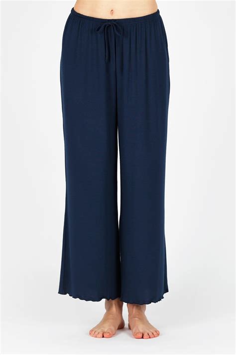 All-Day-Chic Pajama Pant - Navy blue | Long pajama pants, Navy blue ...