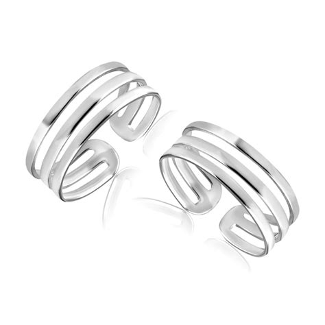 Buy 925 Sterling Silver Toe Rings Online for Women | TrueSilver