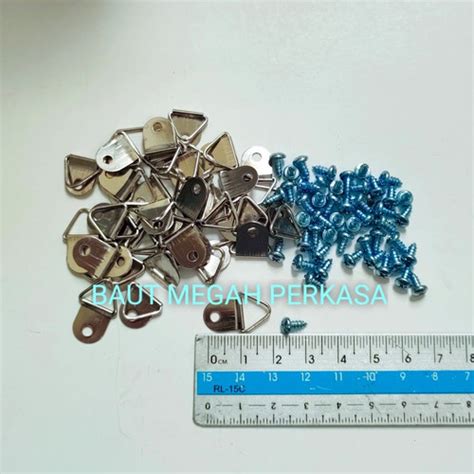 Jual Gantungan Bingkai Pigura 360 derajat + Sekrup [PAKET 100 PCS ...