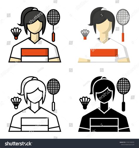 Girls Badminton Icon 的图像结果