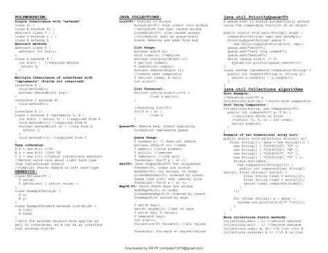Image result for Java Operators Cheat Sheet