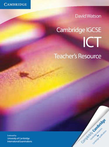 Buy IGCSE ICT Teacher CD-ROM (Cambridge International IGCSE) Book ...