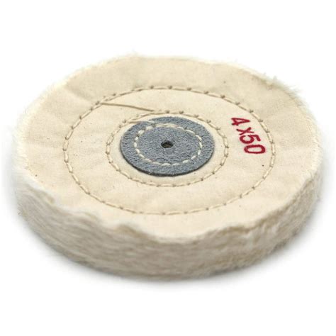 SWISSO 4 Inch Cloth Buffing Polishing Wheel Buffer Polish Grinder White ...