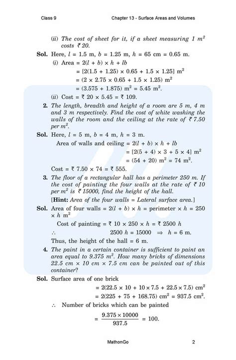 Image result for Class 9 Math Chapter 13.1