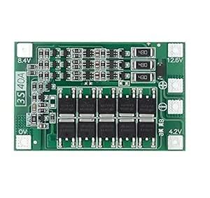 QBM 3S BMS 40A 11.1V 12.6V 18650 Li-Po Li-Ion Lithium Battery BMS ...