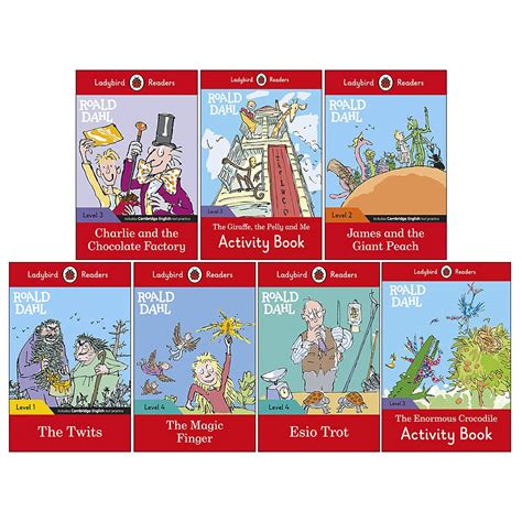 Buy Ladybird Readers Roald Dahl Series 7 Books Set Level 1 - 4 ...
