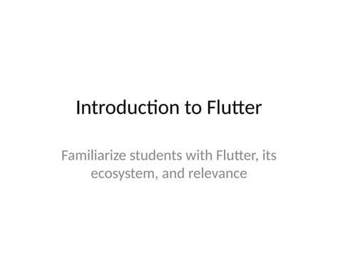 Image result for Flutter Introduction
