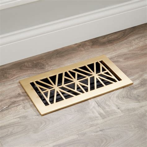 Oversized Honeycomb Brass Wall Register in 2025 | Wall registers, Floor ...